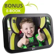VolkGo Rear Facing Baby Car Mirror for Infant or Toddler
