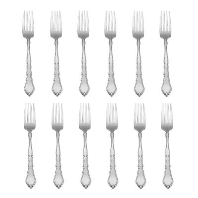 Oneida Satinique 18/8 Stainless Steel Dinner Fork (Set of Twelve)