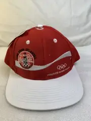 THE GAME Atlanta 1996 Olympics Coca Cola Hat Snapback Cap Red NEW RARE