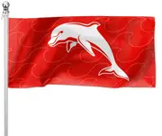 Dolphins NRL Pole Flag