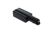 Track Light 1 Circuit 3 Wire Track Light LIVE END - RIGHT Black