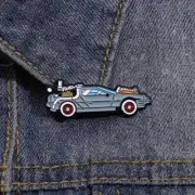 TIME MACHINE | Back To The Future Car Retro Lapel Pin Badge Brooch | GIFT IDEA
