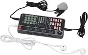 Voice Changer, Live Sound Card for PS4 for PS5, PC, Mobile Laptop Live Singing Games, DJ Audio Mixerswith Bluetooth DJ Controller for Live Streaming Singing Gaming