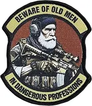 [Viusneun] Army Soldier Patches, Insignia Carabiner Ring Rifleman Soldier Print Patch Morale Badge Hook and Loop Sew On for Clothing, Dress, Hat, Backbags