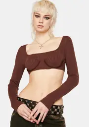 Cedar Not Just Friends Crop Top