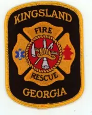 GEORGIA GA KINGSLAND FIRE RESCUE DEPARTMENT NICE SHOULDER PATCH POLICE SHERIFF