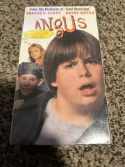 Angus Movie VHS Tape New Sealed 1996 George C. Scott Kathy Bates Charlie Talbert