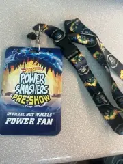 OFFICIAL HOT WHEELS POWER SMASHERS VIP LANYARD