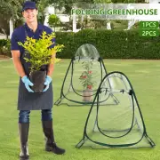 Mini Greenhouse Clear PVC Pop Up Greenhouse Sturdy Greenhouse Cover▴