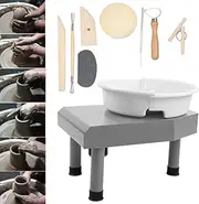 Electric Pottery Wheel, 25Cm Turntable Pottery Wheels, 250W Pottery Forming Machine Clay Wheel for Beginner DIY Ceramic Crafts