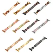 Resin Chain Bracelet Band Strap for Apple Watch 10 9 8 7 SE 40/44/41/45/42/46mm