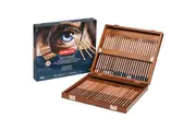 48 Derwent Lightfast Coloured Pencils Professional Wooden Box Set Light Fast