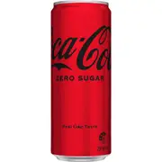 Coca-Cola Zero Sugar Soft Drink Mini Can 250mL