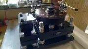 SAM Titan SILVER turntable 2 SAM ZERO Tonearm 33.3, 45 Belt Drive HI FI