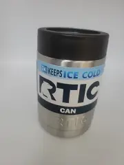 RTIC Insulated Stainless Steel Can Cooler, Fits 12oz Regular Cans, Stainless NEW