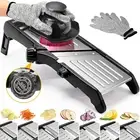 Mandoline Food Slicer, Adjustable Vegetable Slicer, Onion Potato 7 In-1