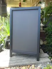 LAST ONE! Black A Frame Chalkboard Blackboard Menu Board Restaurant Cafe