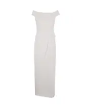 Lauren Ralph Lauren Off-Shoulder Dress US4 MASCARPONE CREAM