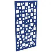 ProtectorAl 300-1200w x 1201-2400h Dark Blue/Gloss White Squares Unframed Composite Deco Panel