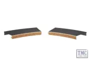 ST-292 OO/HO Scale Platform System Curved Unit brick type Peco