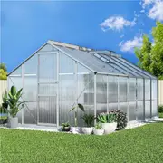 Greenfingers Greenhouse 4.2x2.5x1.95M Aluminium Polycarbonate Green House Garden Shed