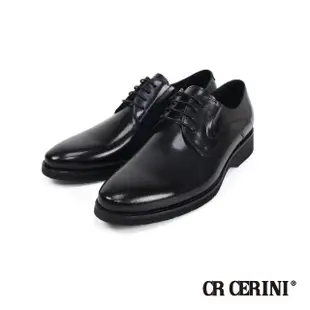 【CR CERINI】經典素面輕量紳士德比鞋 黑色(CR28817-BL)