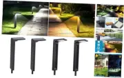Sunvivo Solar Pathway Lights,2 Modes(Cold White/Warm White),Bright 4 pack Black