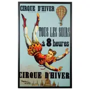 Vintage Cirque D&#039;Hiver Print