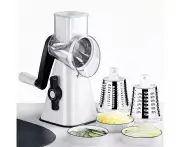 Kitchen Vegetable Shredder Food Rotary Drum Grater Chopper Slicer Fruit Cutter
