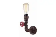 STEAM Wall Light Interior Surface Mounted ES Pipe Aged Iron