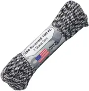 Atwood Rope MFG Parachute Paracord 550 100Ft. 7 Strand Cord Color Rorschach
