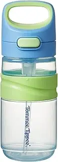Tommee Tippee On-The-Go Straw Cup, 500ml, Non-Spill Sporty Toddler Water Bottle for 18 Months+, Push-to-Open Lid Helps Keep Wider Straw Clean, Assorted Colours, 1 Pack