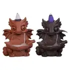 Backflow Incense Burner Waterfall Incense Cones Holder Yoga Room Zen Censer