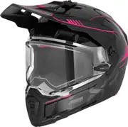 FXR Clutch X Pro Snowmobile Helmet, black-pink, Size S for Men Black Pink