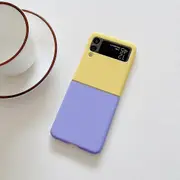 Phone Case Dual Color Luxury Phone Case, Shockproof, Matte, Rigid, Thin, For Samsung Galaxy Z