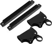 BESPORTBLE 1Pair Plastic Locking Latch Hinges Kit for Folding Chairs Heavy Duty Armrest Leg Hinges Easy Installation Impact Resistant for Camping Picnics Outdoor Use