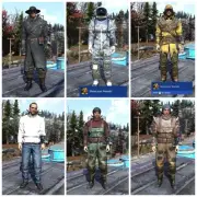 7 RARE OUTFITS 12 Pieces Total RARE APPAREL Fallout 76 Fo76 XBOX Fast Delivery