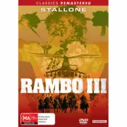 Rambo III (Classics Remastered) DVD NEW (Region 4 Australia)