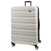 Pierre Cardin 4 Wheel Large Hard-Shell Suitcase Travel Luggage 80cm Snow