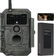 GardePro E6P Trail Camera WiFi Bluetooth, 48MP 1296p Game Cameras with...