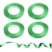 Curling Ribbon Crimped String Metallic 3/16" 11 Yards 4 Roll Green