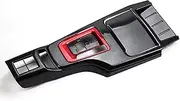 ALGUES ABS Carbon Fiber Color Center Console Gear Shift Panel Frame Cover for Toyota Fortuner 2016 2017 2018 2019 2020 2021 2022