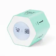mooas Multi-Hexagon Clock Timer (Mint Ver.2), Digital Clock Timer, Backlit Di...