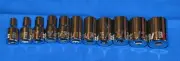 Craftsman 11 PC 1/4 DR SAE 6 PT Socket 5/32-9/16 347