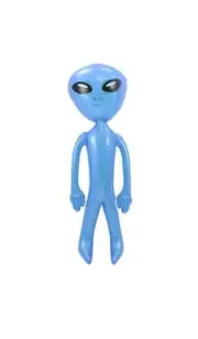 60" Giant Galaxy Alien INFLATE (Vinyl) Inflatable Huge Alien Figure (Blue) #2
