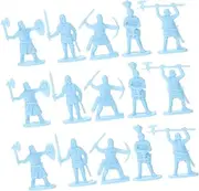 Toddmomy 200Pcs Mini Soldier Figures Micro Figures for Table and Bookshelf Decoration Lightweight and Realistic Medieval Soldiers for Creative Play