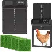Premium Solar-Powered Automatic Chicken Coop Door Easy-to-Install Habitat Suppli