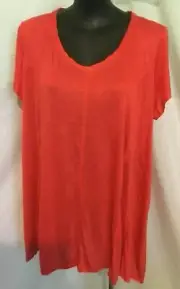 AUTOGRAPH ORANGE "SWING CAP SLEEVE" TOP SZ 22-NEW STOCK JUST IN!! AUTOGRAPH