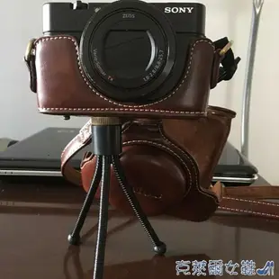 相機包 索尼黑卡RX100M6相機包DSC-RX100 M2 M3 M4 M5A M7相機皮套殼復古【摩可美家】