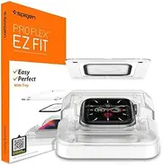[Spigen] Proflex EZ Fit Screen Protector Designed for Apple Watch Series SE2/6/SE/5/4 (44mm) [2-Pack] - Black